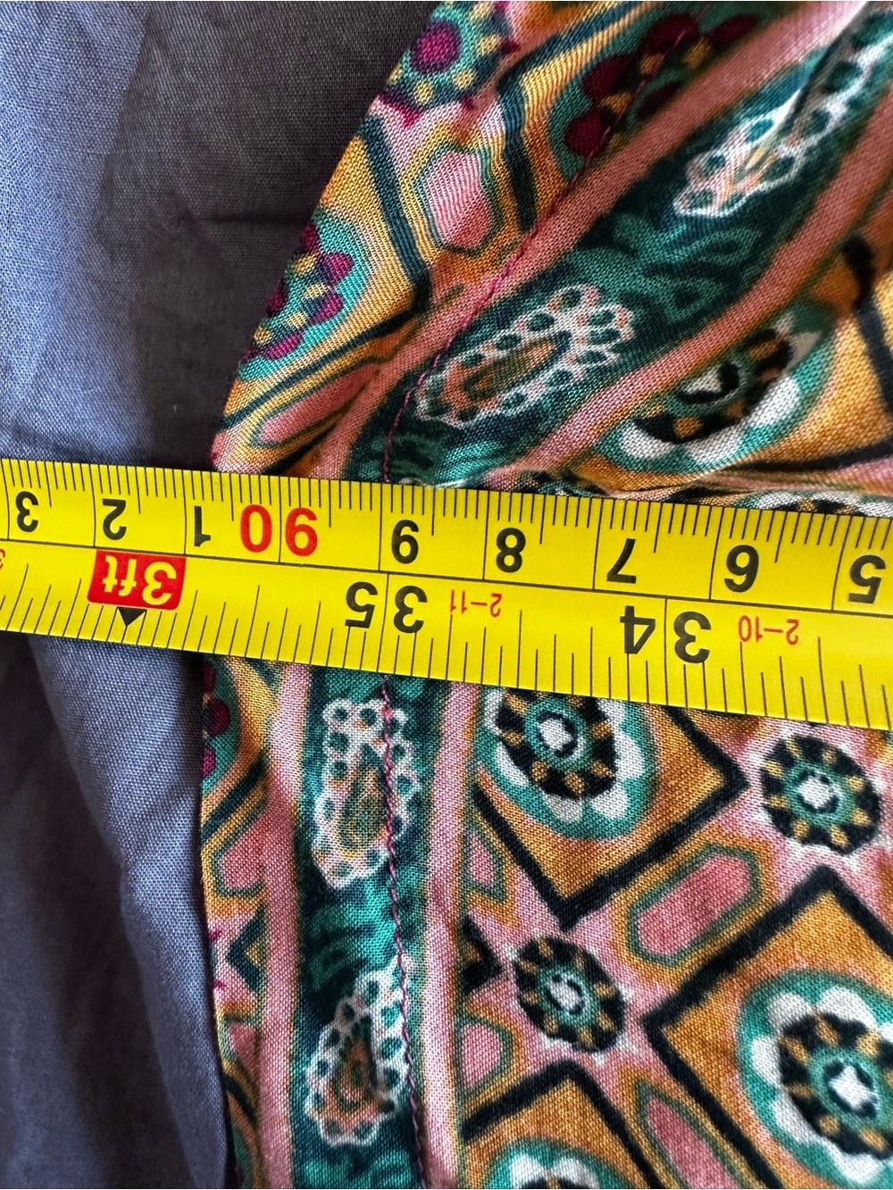 Ba&sh Fingston Patchwork Mini Dress Multicolor Boho Print L / US 8 - Picture 13 of 16